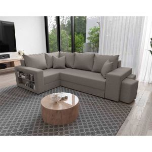 Étagère style contemporain 265 cm gris