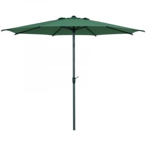 Hesperide Parasol droit rond inclinable Loompa 3m vert olive
