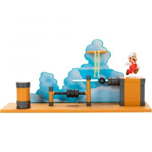 Jakks Pacific Ensemble de jeu Super Mario Bros Aircraft Deck