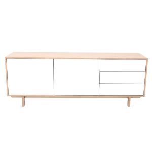 Miliboo Buffet scandinave bois et blanc 195cm SID