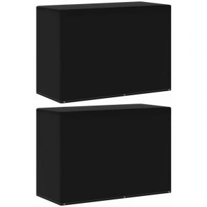VidaXL Housse de meubles de jardin 2pcs 6?illets barbecue 180x80x125cm