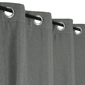 Atout Ciel Rideau Thermique à œillets 140x240cm prêt à Poser, Gris foncé