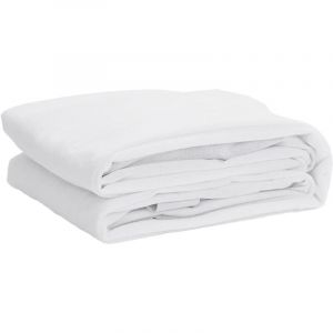 VidaXL Protège-matelas blanc 140x190 cm imperméable