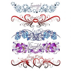 Tatouage éphémère - Plaque de 5 tatouages - TATribal 5
