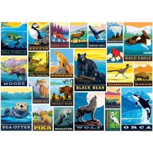 Image de Master pieces Affiches Vintage - Wildlife Lovers