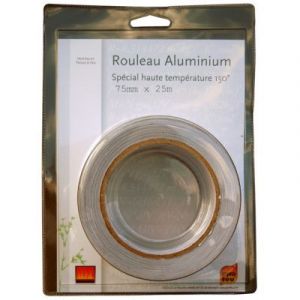 Image de Pyrofeu Ruban adhésif aluminium 75 mm x 25 m