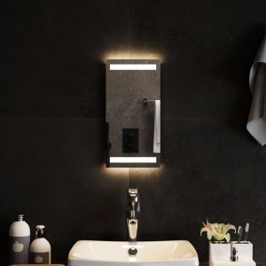 VidaXL Miroir de salle de bain à LED 20x40 cm - N/A