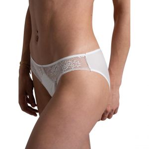 Passionata Culotte en tulle et dentelle florale - Blanche