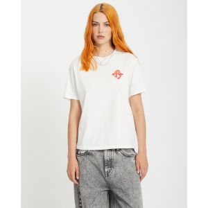 Volcom T-shirt Radical Daze Up - STAR WHITE - Taille S