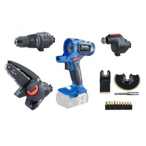 Image de Westfalia Outil polyvalent Perceuse, Visseuse, Tron&ccedil;onneuse - Outils &eacute;lectriques &agrave; batterie 3-en-1 -