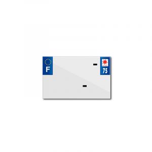 Bande plaque d'immatriculation pvc vierge Top Plaq 75