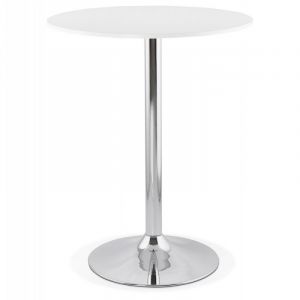 Image de Table de Bar "Arica" 90cm Blanc Prix