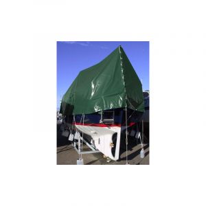 Bâc 5x7m, PVC 600g/m² Vert, Ignifugé DANCOVER
