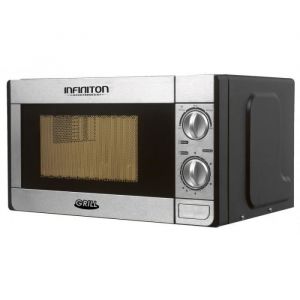 Image de MICRONDAS INFINITON MW-1115 CON GRILL (20L, INOX, Puissance 700W, GRILL 1000W, Capacité 20L, Assiette 25,5 cm, Décongélateur)