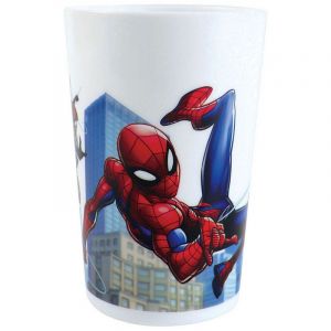 Jemini Spiderman Verre En Plastique R&eacute;utilisable 220ml