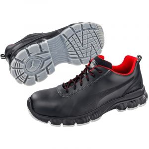 Image de Puma Safety Chaussures de sécurité basses Pioneer S3 ESD SRC Noir/rouge 39