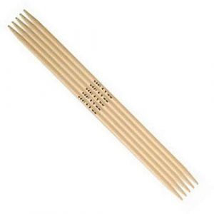 Addi Aiguilles à Double Pointe, Bambou, 15 cm, 5.0 mm