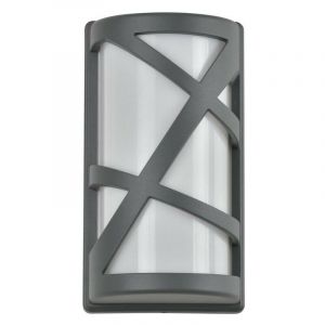 Corep Littlegarden - Applique aluminium gris anthracite e27 - Gris anthracite