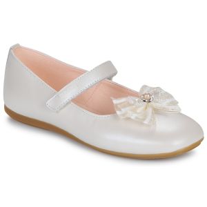 Pablosky Ballerines enfant LINDA Blanc - Taille 31,32,33,34
