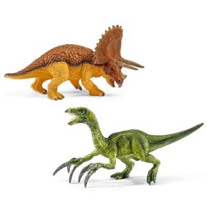 Schleich 42217 - Tric&eacute;ratops et th&eacute;rizinosaure