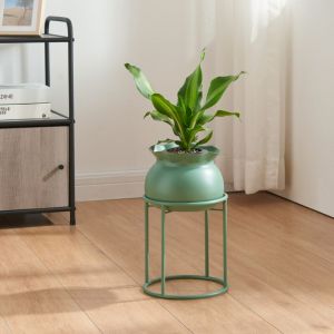 [en.casa] - Porte-plantes Assen 32 x 20 cm vert