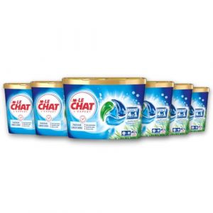 Le Chat Capsules de Lessive - LExpert 4en1 - Parfum Souffle de Fraicheur - Sans Conservateurs