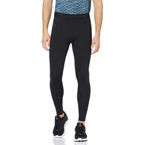 Image de Under Armour Hommes UA Rush legging pour homme, collant running homme avec technologie Rush, legging de sport avec coupe compression-Noir-M