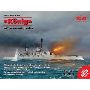 Image de ICM Maquette Bateau -könig- Wwi German Battleship