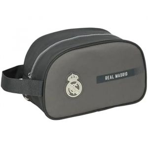 Safta Real Madrid 3ème équipe 24/25 - Trousse Scolaire Moyenne avec poignée, Trousse pour Enfant, Adaptable au Chariot, Facile à Nettoyer, Confortable et Polyvalent, qualité et résistance, 26 x 12 x