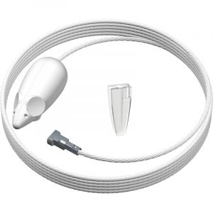 Arti Teq Pack câble Picture mouse blanc + 10 clips