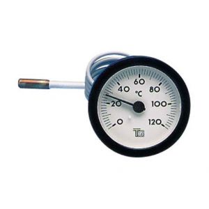 Image de TG Thermomètre rond D.57 de 0/120°C Capillaire : L.1500 mm