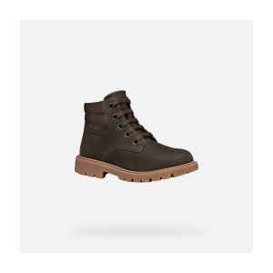 Geox J SHAYLAX Boy B Bottine, Coffee, 39 EU