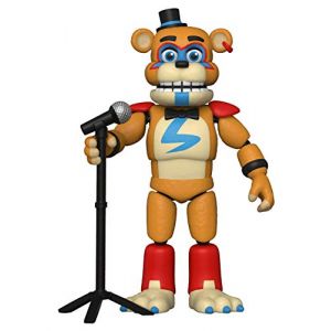 Funko Action Figure: Five Nights at PizzaPlex-Glamrock Freddy Figurine de Collection, 47490, Multicoleur