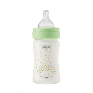Chicco Biberon Perfect Glass Unisex Silicone Da 150 Ml