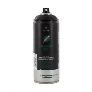 Bombe de peinture haute temp&eacute;rature - Noir - 400ml - MTN Pro