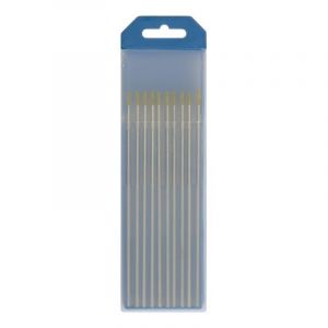 GYS Etui de 10 électrodes tungstène Lanthane WL15 Ø 1,6 - Or (AC/DC) - 045330
