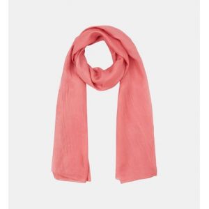 Image de Galeries Lafayette Foulard fin Hugo uni soie Rose