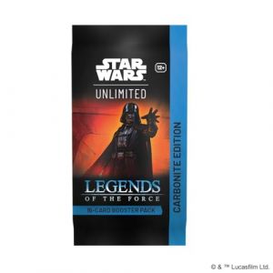 Fantasy Flight Games Star Wars Unlimited Légendes de la Force Boite 12 Boosters Carbonite Edition (EN)