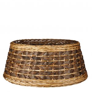 House of Seasons Jupe de sapin de noël Lorens - H28 x Ø65 cm - Brun clair