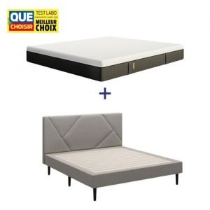 Ensemble Lit Matelas M&eacute;moire de forme Ressorts 180x200