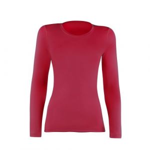 Rhino T-shirt base layer à manches longues - Femme (FR 34) (Rouge) - UTRW2829
