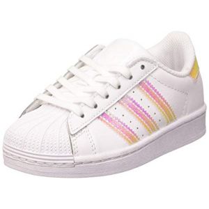 Adidas Superstar Iridescent Originals Blanc/argent 34 Unisex