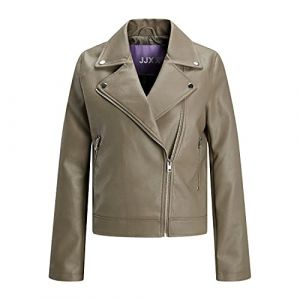 Jack & Jones Jjxx Veste Cuir Gail Faux Biker XS Brindle