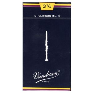 Image de Vandoren Traditionnelles 3.5 CR1135 - 10 anches de clarinette