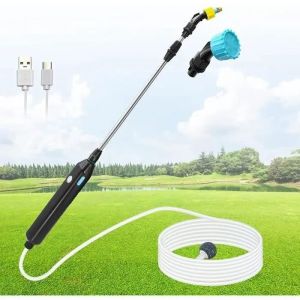 Pulvérisateur électrique, Lance Telescopique Pulverisateur Electrique Toiture, USB Rechargeable Pulvérisateur Jardin, Portable Pulvé.