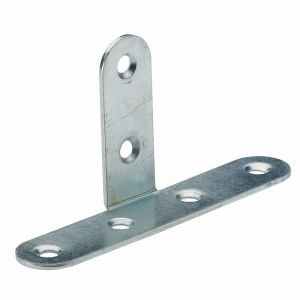 Hettich 1 équerre t coudé acier zingué, l.40 mm