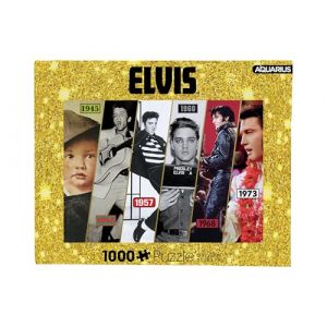 Aquarius Elvis Timeline Puzzle (1000 Piece Jigsaw Puzzle) - Glare Free - Precision Fit - Virtually No Puzzle Dust - Officially Licensed Elvis Collectibles - 20x28 inches