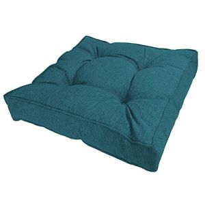 Coussins palettes - POKAR - 50x50 - Vert fonc&eacute; - 100% Polypropyl&egrave;ne - Int&eacute;rieur/Ext&eacute;rieur