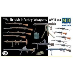 Master Box MB35109 - Accessoires militaires 2ème Guerre mondiale : Set armement britannique - Echelle 1:35