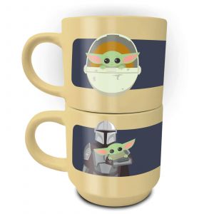 Pyramid Posters Star Wars: The Mandalorian (Stronger - Where I Go) Stack Mug Set